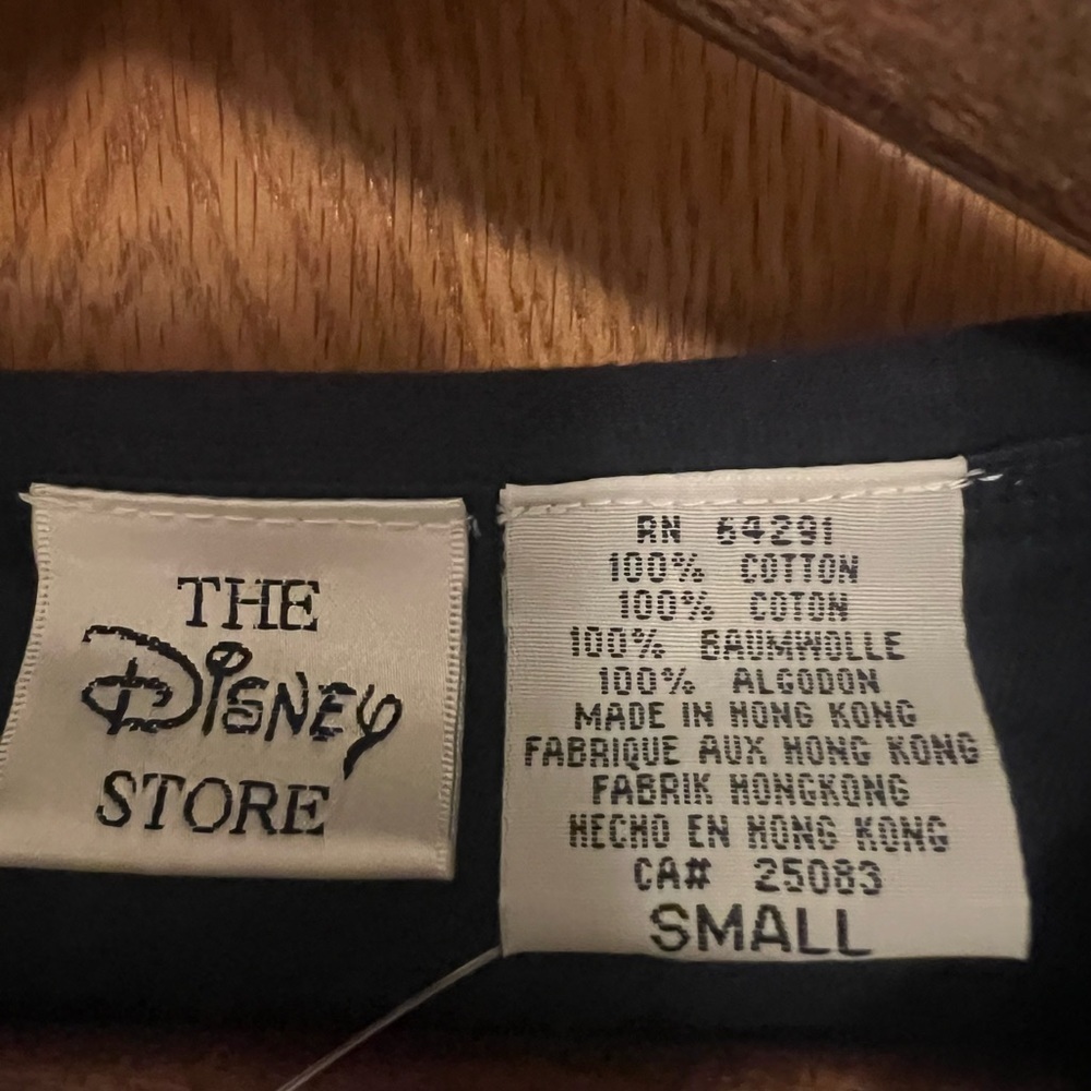 Disney Store Mickey Mouse Embroidered Shirt - New with Tags. Unisex size small - Picture 4 of 8